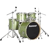 Ludwig Evolution 5-piece Drum Set with Hardware - Mint Sparkle