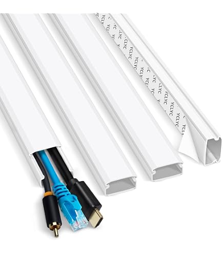 Pvc Raceway 2 Inch Home Depot Electriduct 2 Inch Plastic Wire Guard Raceway - 3 Sticks (9 ...