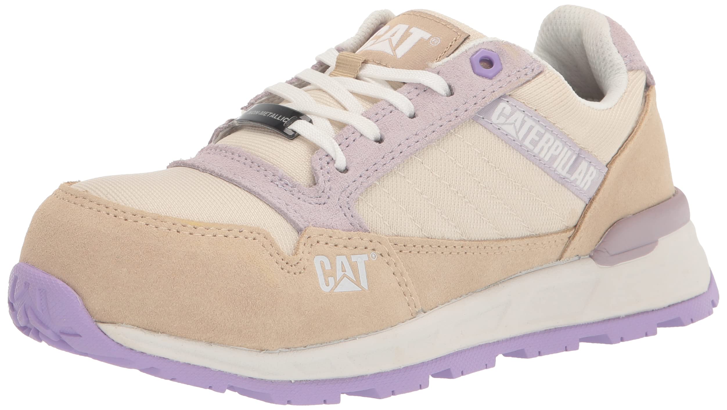 CAT Women’s Venward Composite Toe Industrial Shoe, Desert Mojave/Lilac Marble, 5 Wide
