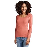 Jockey Women's Activewear Organic Cotton Stretch Long Sleeve Top