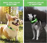 PcEoTllar Light Up Dog Collar 7 Colors 9 Modes USB Rechargeable Waterproof view 3