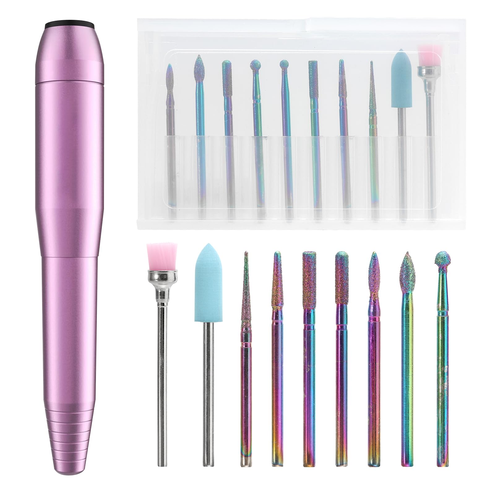 Photo 1 of ***2 PACKS INCLUDED***Nail Drill Bits Compatible with Efile,Nail Drill Replacement Heads Compatible with Efile,Professional Nail Drill Designed for Efile to Remove Cuticle and Nail Polish,10PCS***2 PACKS INCLUDED***