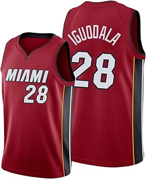 Amazon Co Jp 男子バスケットボールジャージーヒートイグドラheat 28 Iguodala チームつかみ合いベストトップは アスレチック スポーツフィットネス身体運動スポーツウェア ボーナス版メッシュ Red Xl スポーツ アウトドア