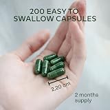 AAVALABS Organic Spirulina Chlorella Capsules 1800mg 200 Vegan view 8