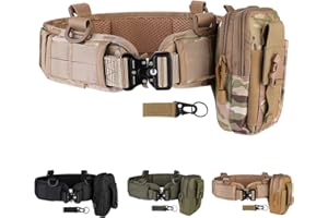 HLYQE Tactical Battle Belt Set, Molle Belt,tactical shooting belt,war belt tactical