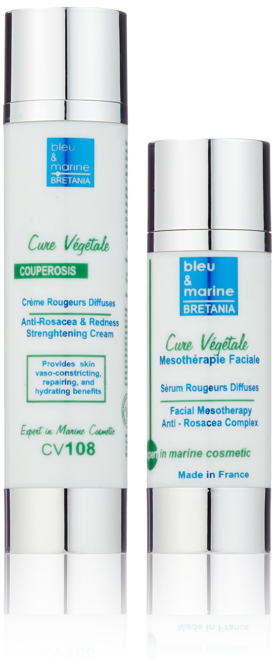 Veana Anti-Rosacea Strengthening Cream Plus Serum, Rosacée, Pack of 1 Pack (1 x 2 Pieces)