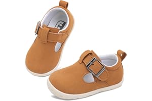 JOINFREE Toddler Shoes Girls Boys Lightweight Dress Shoes Wide Barefoot Flats Fashion School Shoe Kids Fall Walking Sneakers