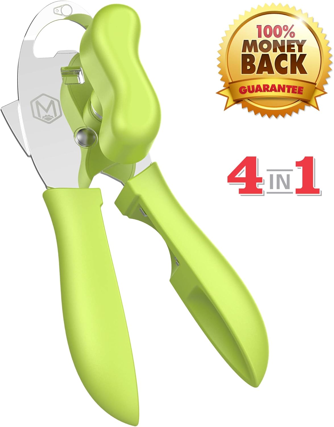 Can Opener Manual,Food-Safe Stainless Steel and Durable Can Opener Smooth Edge,Heavy Duty Can Opener With Ergonomically Designed Handle,Best Can Openers.