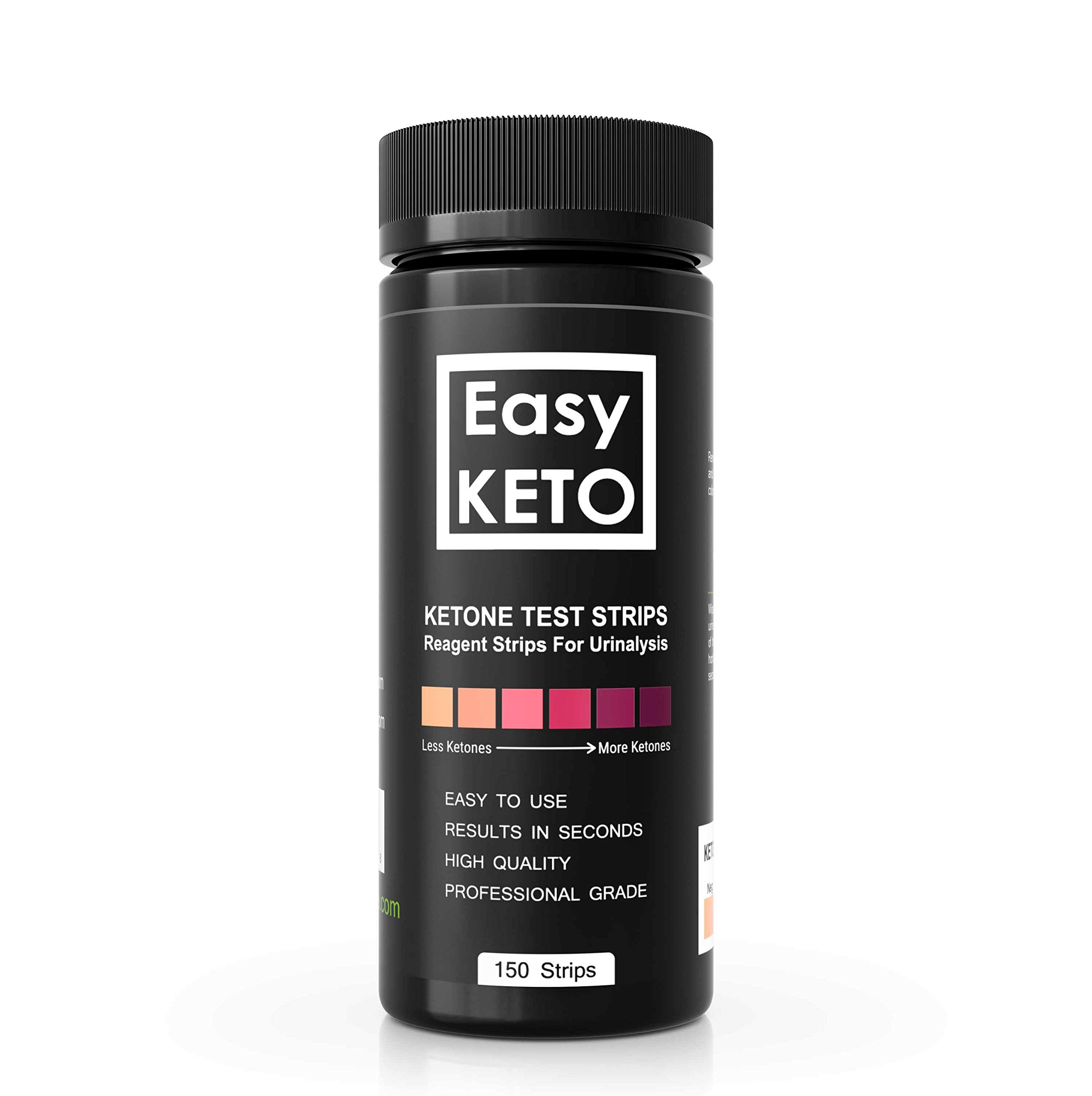 EZ Keto Ketone Testing Strips for Urinalysis with Free App and EZ Keto