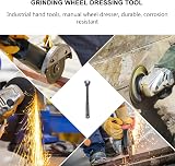 iplusmile Hand Grinding Wheel Dresser Tool Iron Handle Stone Dressing Deburring view 5