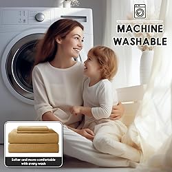 Shilucheng 100% French Linen Sheets - California