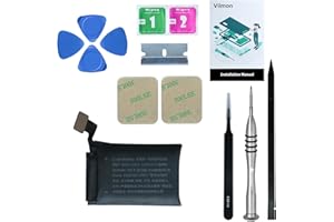 Viimon for Watch Series 3 38mm Battery Replacement Kits (New Upgraded) Compatible with Apple Watch Series 3 with Installation Manual and Repair Tool Kits