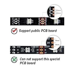 BTF-LIGHTING 10pcs 3Pin 10mm Wide Single End with