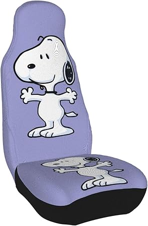 Amazon カーシートカバー Snoopy スヌーピー 軽自動車 普通車 前席 後席適用 取り付け簡単 汚染防止 通気性 四季通用 おしゃれ 丸洗いできる カー用品 シートカバー 車 バイク
