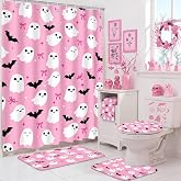 Maasechs 6 Pcs Halloween Ghost Bathroom Set 72