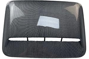 MagiDeal Hood Scoop Vent Cover, Universal Car Hood Vent, Carbon Fiber Pattern