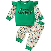 YINGISFITM Baby Girl Valentines Outfit Toddler Girls Valentines Shirt Sweatshirt Sweets Pants Spring Clothes Set