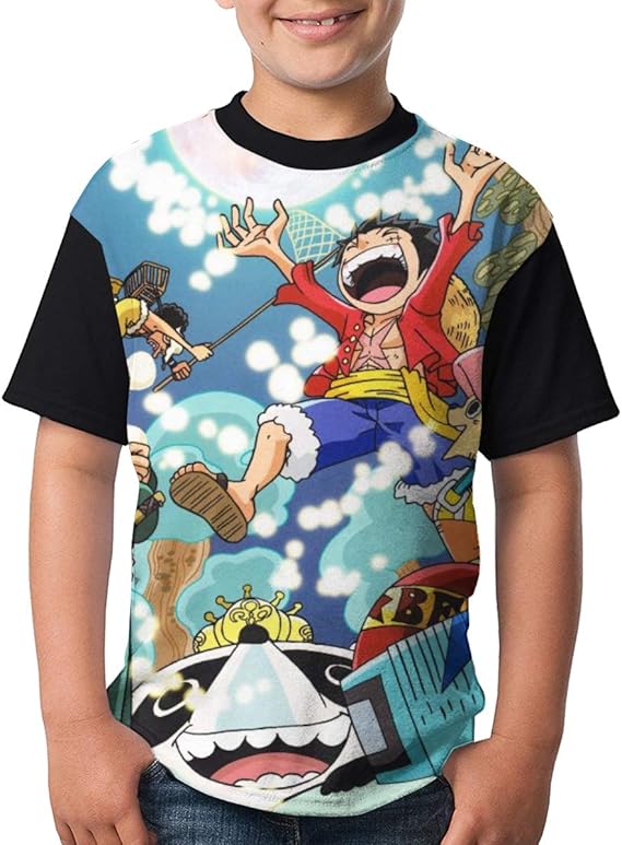 Amazon Co Jp ワンピース One Piece11 子供tシャツ 半袖 かわいい アニメ 日常服 夏 男の子 女の子 薄手 通気性 柔らかい 子供服 Tシャツ 服 ファッション小物