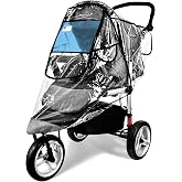 Universal Stroller Rain Cover - Waterproof & Windproof Weather Shield With Ventilation