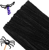 G2PLUS Black Pipe Cleaners 30cm 6mm 100pcs for Craft Halloween view 1