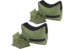 Twod Outdoor Shooting Rest Bags Target Sports Shooting Bench Rest Front & Rear Support SandBag Stand Holders for Gun Rifle Sh