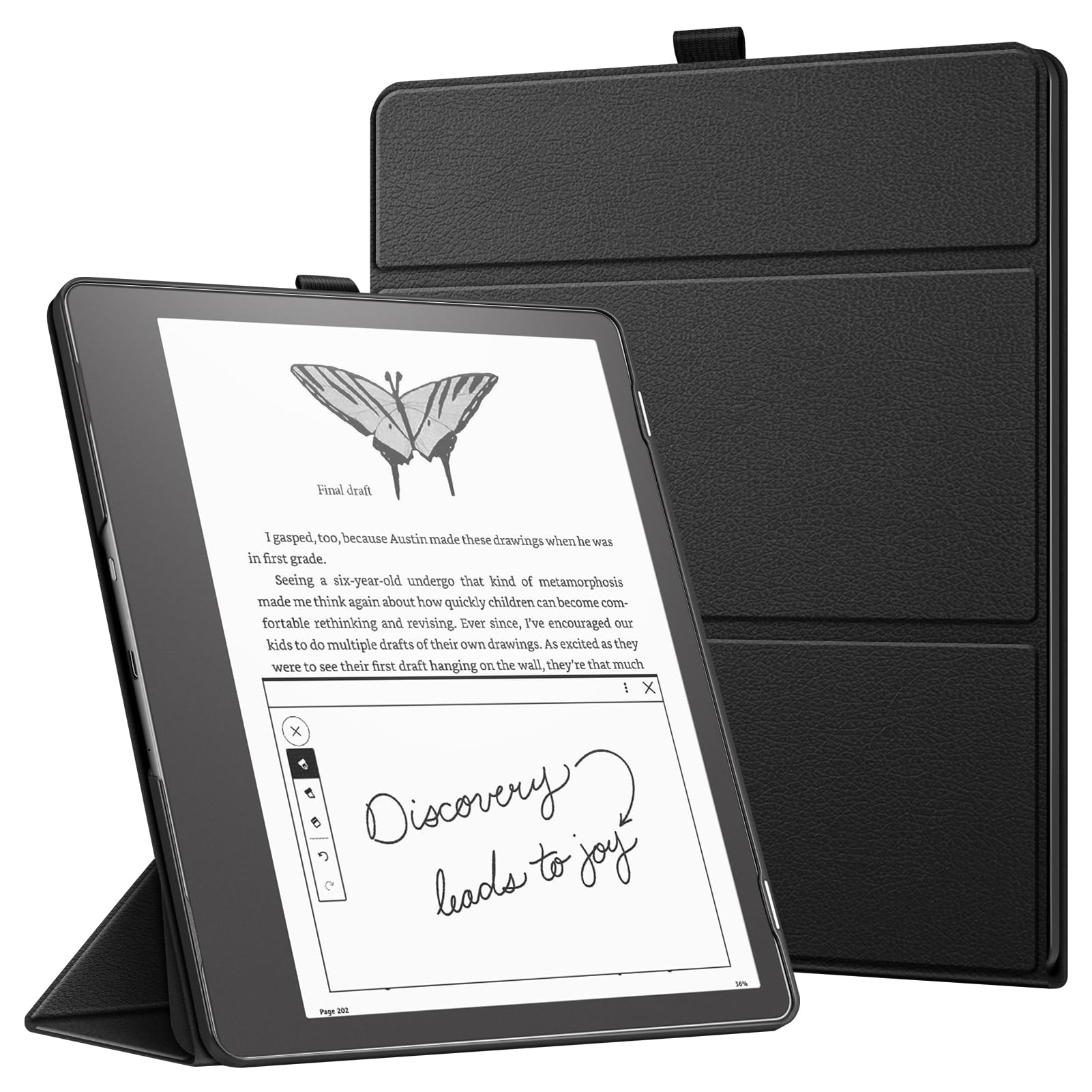 Fintie Trifold Case for Kindle Scribe (2024/2022 Release) - Ultra Lightweight Slim Shell Foldable Stand Cover with Auto Sleep/Wake for 10.2