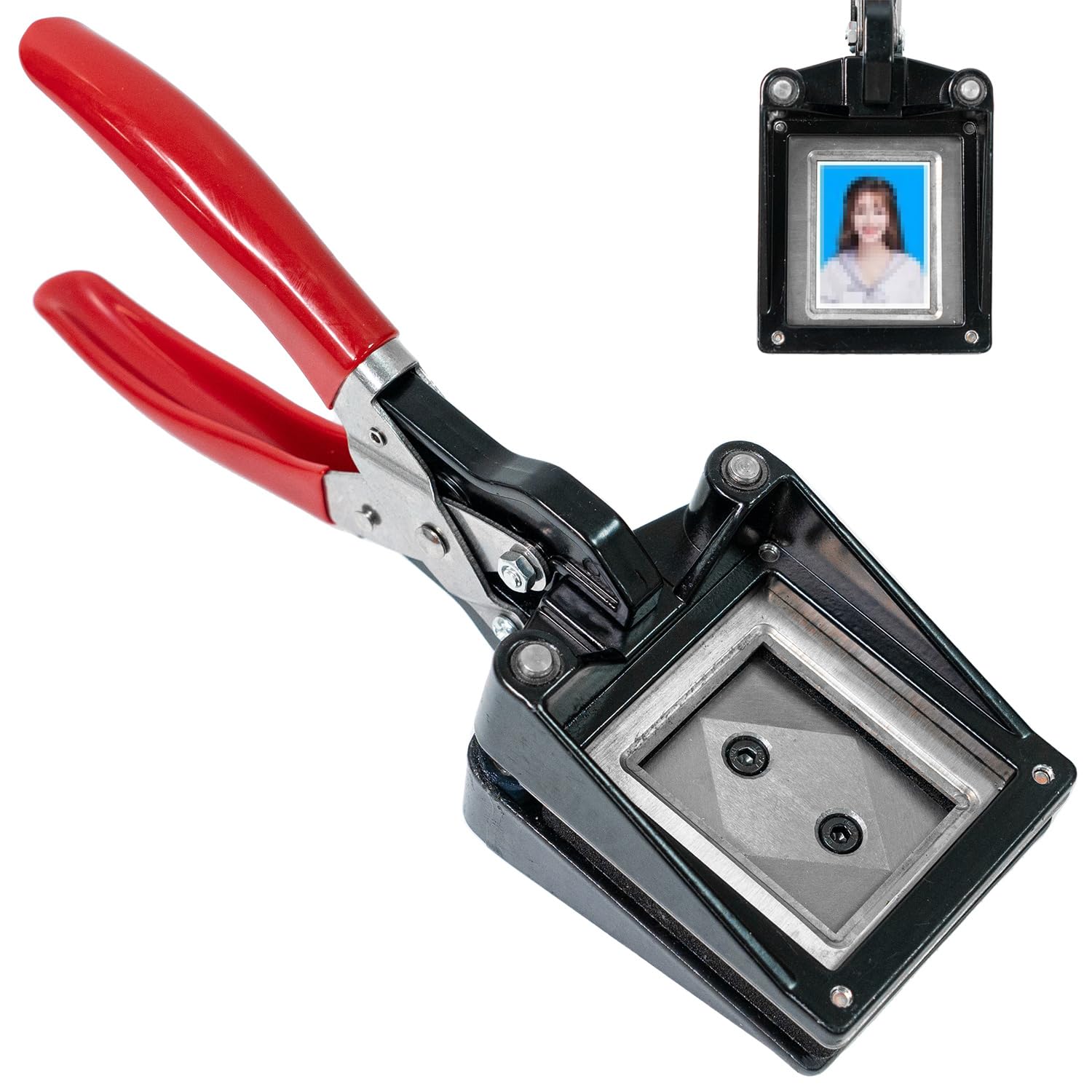 Photo 1 of Passport Photo Cutter,35 x 45 mm Picture Cutter Machine,Handheld Paper Die Cutter Punch for ID Cards