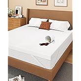 Zenzy 3" Twin Waterproof Mattress Topper Cover, 100% Waterproof, Oeko-TEX Certified, Zippered Topper Protector with Adjustable Straps, Ultra-Soft and Washable (Cover Only)