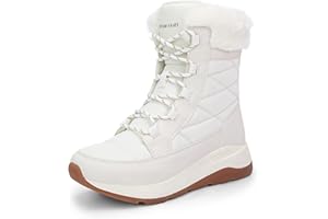 DREAM PAIRS Women's Winter Snow Boots Waterproof Lightweight Warm Faux Fur Lined Insulated Outdoor Ladies Mid-Calf Booties