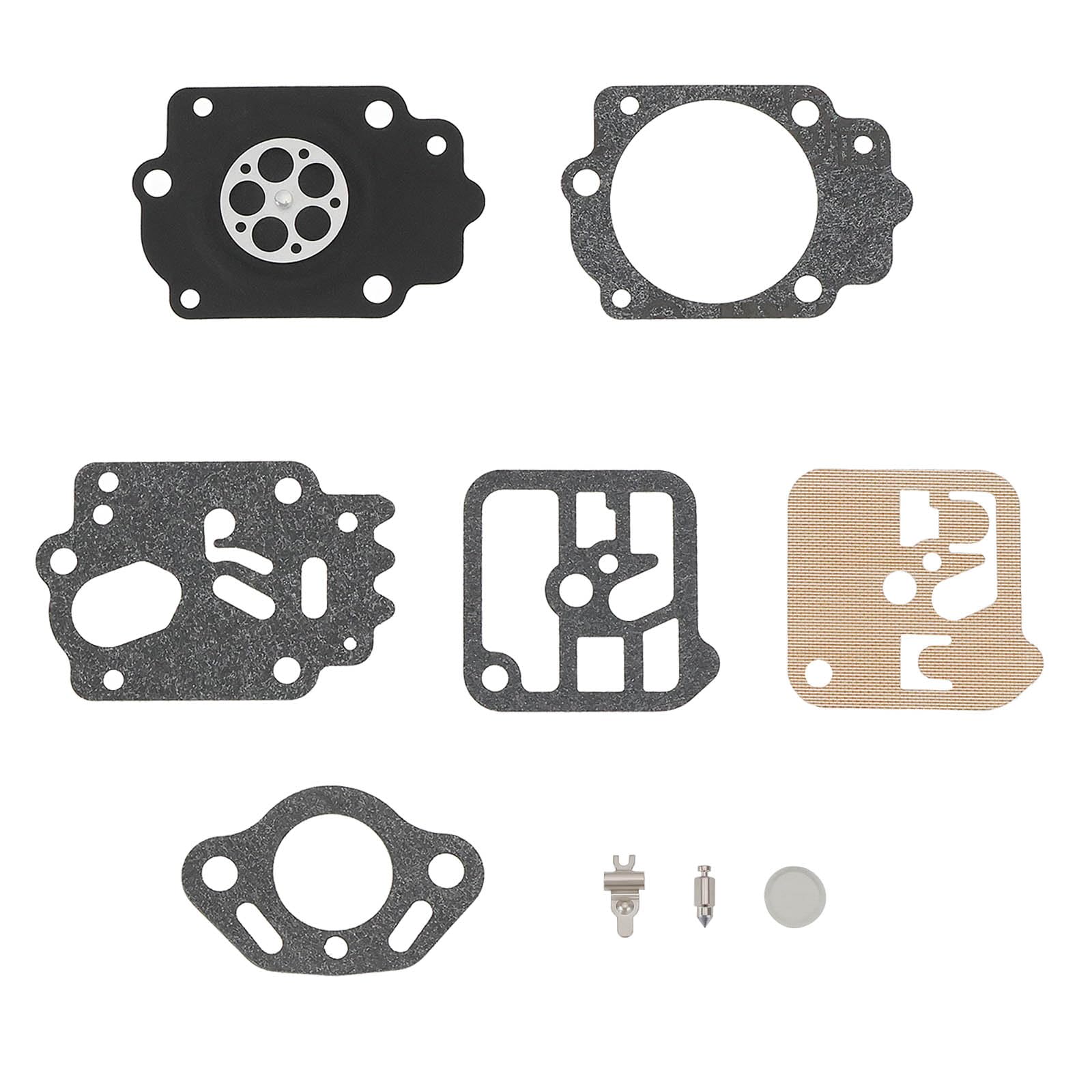 VGOL 1Set Carburetor Carb Repair Kit Gasket Compatible with Dolmar 112 114 117 119 120 Diaphragm Repair Kit Compatible with Tillotson HK Carburetor