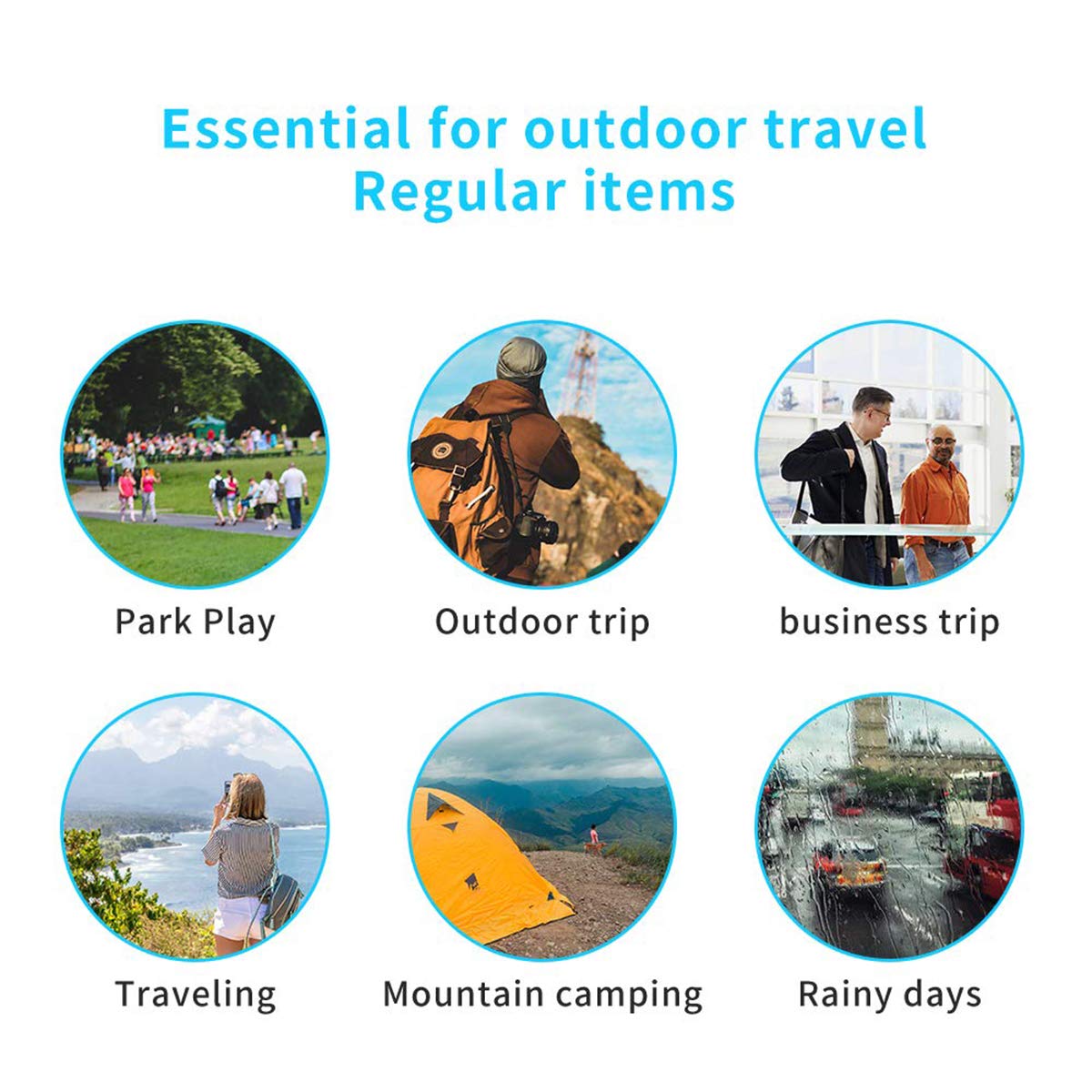 Rain Ponchos for Adults, Thick Emergency Waterproof Rain Poncho with Drawstring Hood Raincoat for Men Women, Rain Poncho for Outdoors, Theme Parks, Hiking, Camping, School Sporting Activity - 2 Pack