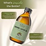 Essican Purelife Castor Oil Organic Hexane Free Cold Pressed 250ml Glass Bottle view 4