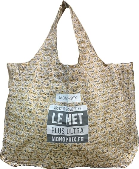 Amazon Co Jp Monoprix モノプリ エコバッグ イエロー チーター 並行輸入品 Home Kitchen