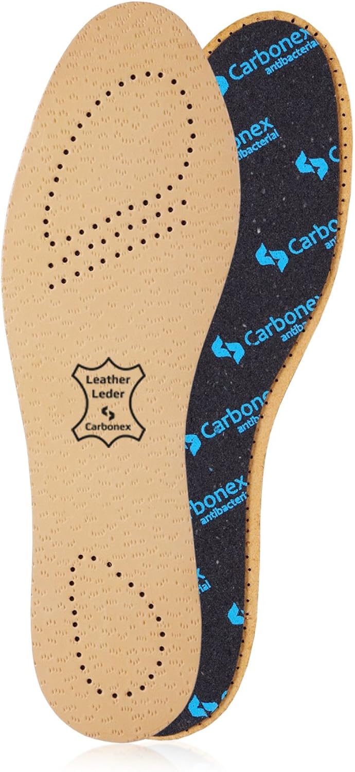 Kaps Insoles for Men and Women Leather Shoe Insoles Inserts Pecari