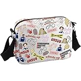 GJTIM TV Show Inspired Gift TV Show Merchandise Travel Bag Spencer Lover Gift Crime Show Crossbody Bag for Crime Fans (Criminal TV Pattern HKB)
