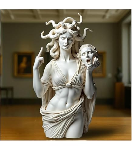 Amazon.com: Medusa Snakeheaded - Wall Sculpture Greece Medusa Head