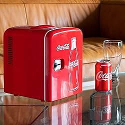 Coca-Cola Classic Coke Bottle 4L Mini Fridge w/ 12V