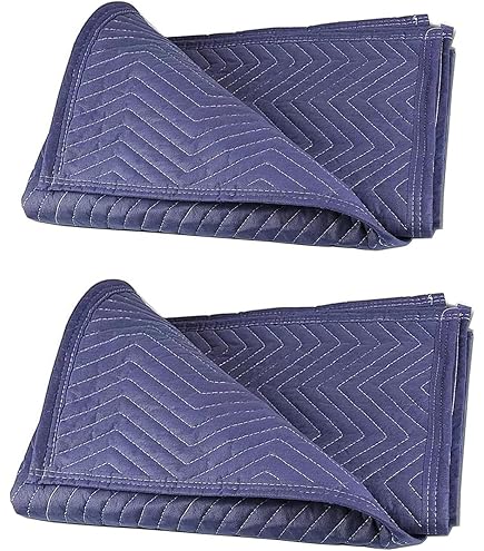 PONGHEI 2 Moving Blankets 40"x 72" Heavy Duty Packing Blankets For