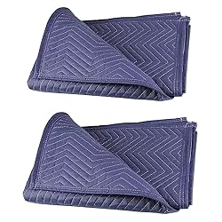 PONGHEI 2 Moving Blankets 80"x 72" Heavy Duty