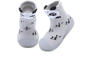 CHAOSLOOK Baby Sock Shoes Toddler Cartoon Soft Rubber Sole Non Slip Indoor Floor Slipper for Infant Boys Girls