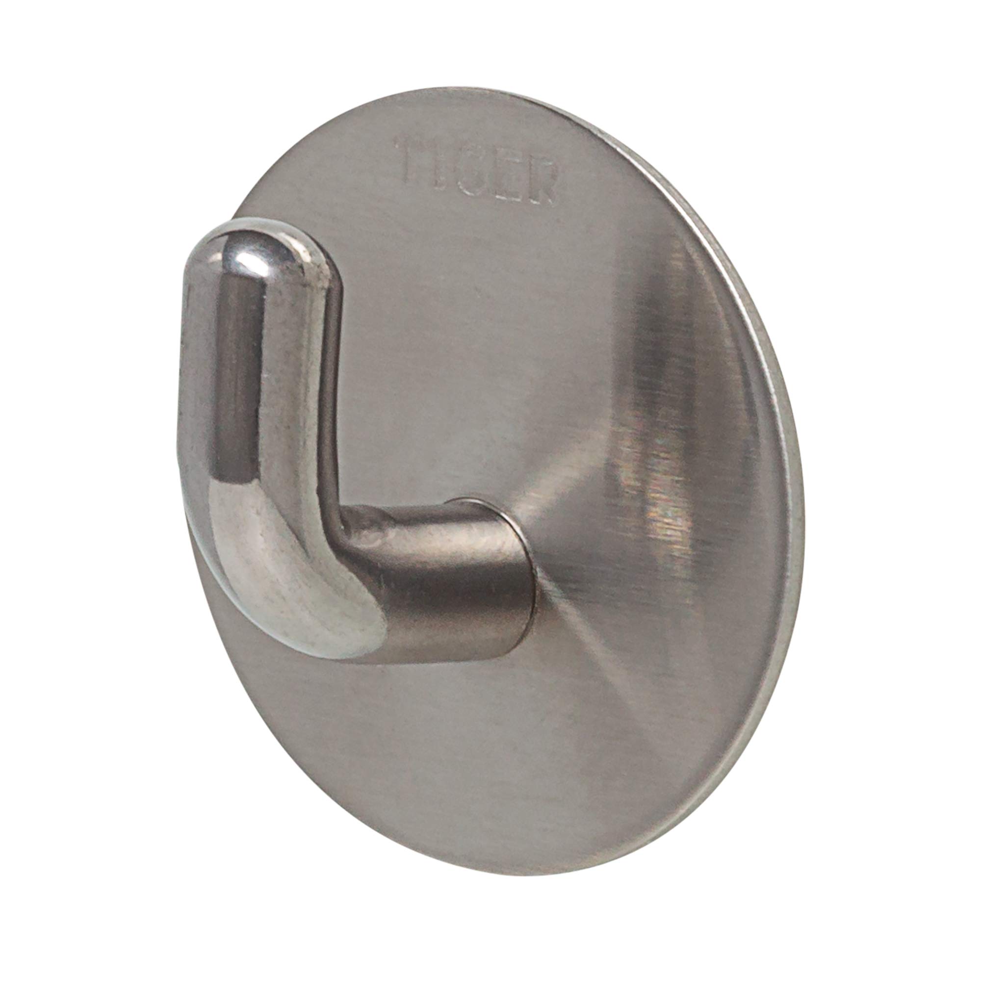 Tiger Rondo, Towel hook Brushed stainless steel, 24x40x40mm
