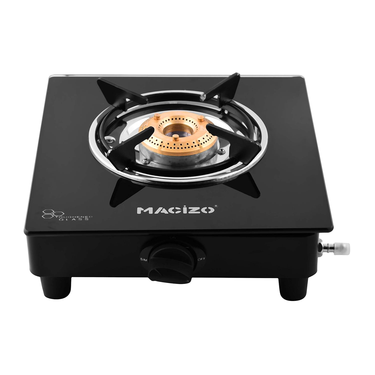 Best Imperium Brass Burner Manual 1 Burner Glass Gas Stove MACIZO