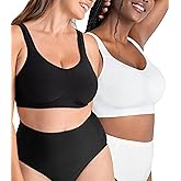 SHAPERMINT Bras for Women No Underwire - Seamless Bras for Women, Wireless Bra, Adjustable Plus Size Bra