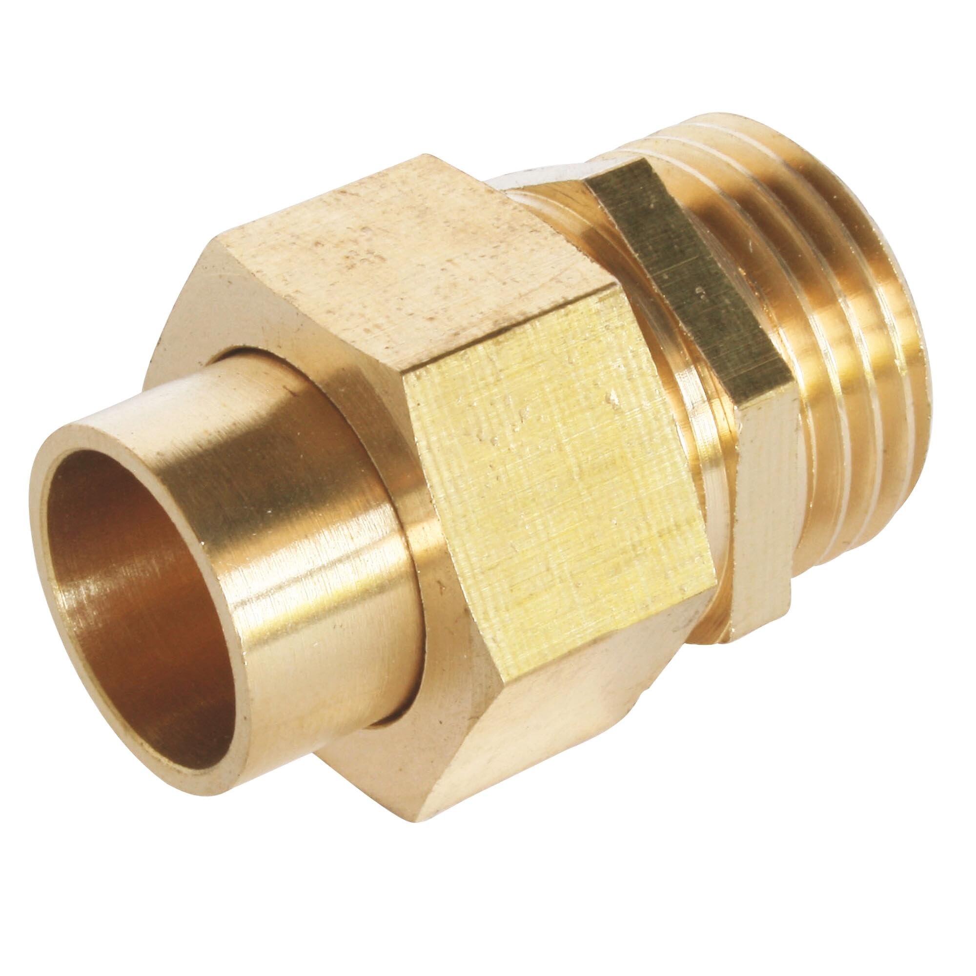 SOMATHERM FOR YOU - Brass Welding Adapter - Right Screw 3 Rooms Diameter 22 - Male 20/27