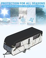 SUPAREE Caravan Roof Cover 6.5x3m 210D Oxford Waterproof UV Reflective Strips view 7