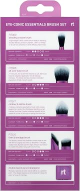 REAL Eye-Conic Essentials 5 Piece Brush Set with Sharpener view 7