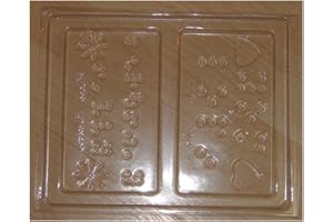 BYUP The Braille Store Set Of 3 Print-Braille Chocolate Molds