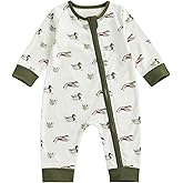 Seyurigaoka Western Baby Boy Girl Clothes Mallard Duck Romper Zipper Jumpsuit Newborn Fall Winter Outfit Hunting Clothes