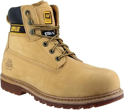 CAT Cat Footwear Holton Sb E Fo Hro Src Ankle Boots Honey Reset 10 UK