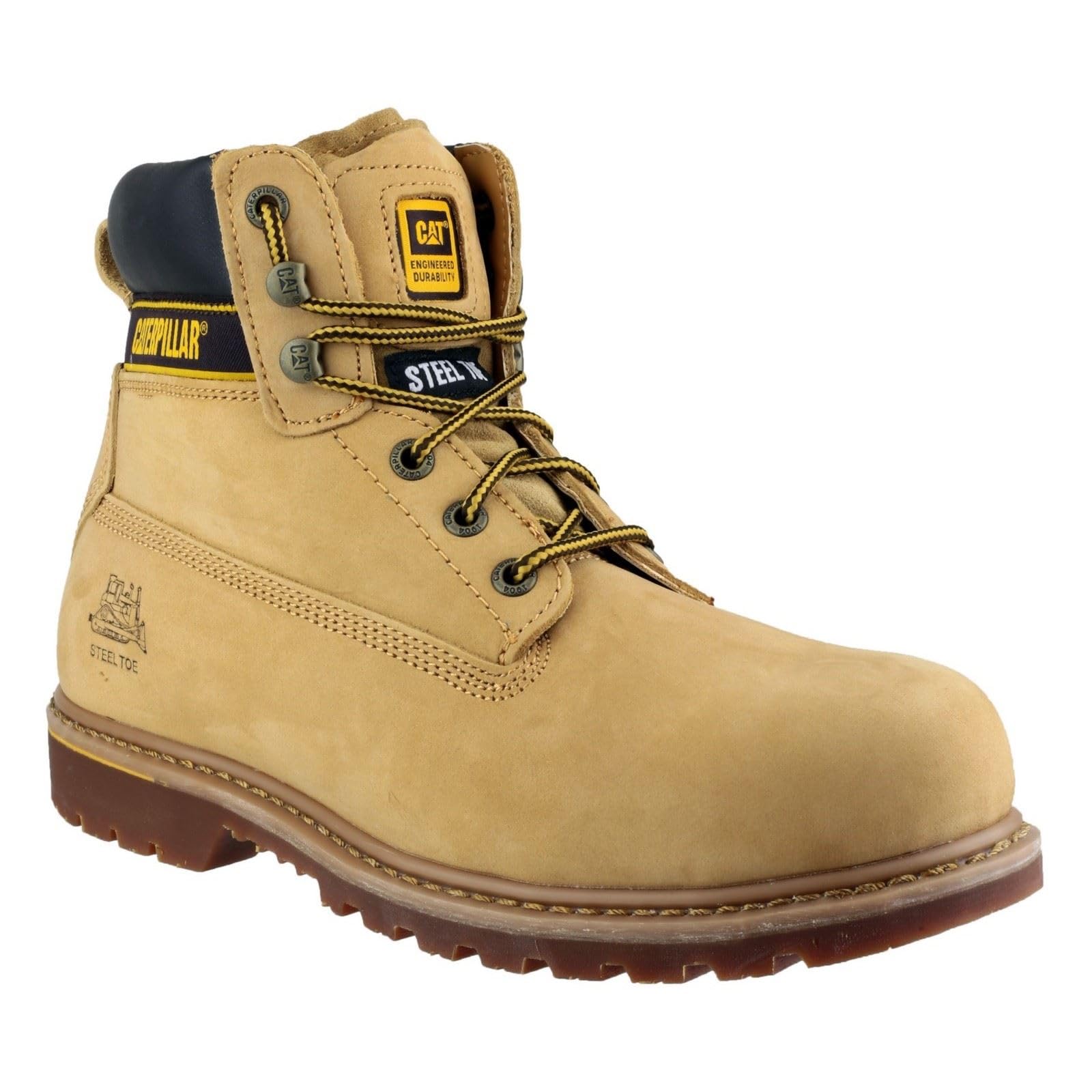Caterpillar Men's Holton Sb E Fo Hro Src Ankle Boots, Honey Reset, 14 UK